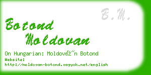 botond moldovan business card